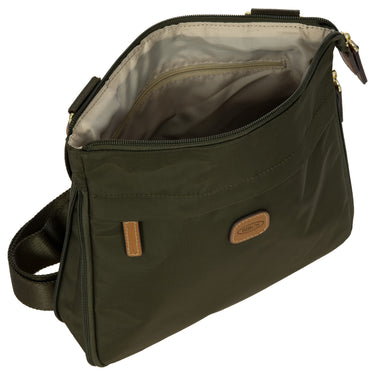 Brics X - Bag - Umhängetasche 26 cm erw. (olive) - Markenkoffer