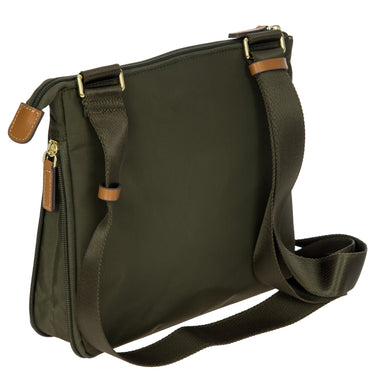 Brics X - Bag - Umhängetasche 26 cm erw. (olive) - Markenkoffer
