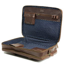 Buckle & Seam Albert - Aktentasche XL 41 cm (brown/blue) - Markenkoffer