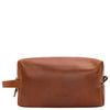 Buckle & Seam Everest - Toiletry Bag 22 cm (Color: cognac)
