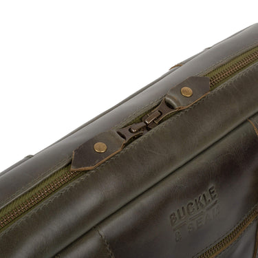 Buckle & Seam Everett - Aktentasche 16" 38 cm (olive) - Markenkoffer