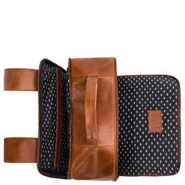 Buckle & Seam Leon - Rucksack 15" 41 cm (cognac/dots) - Ansicht 3