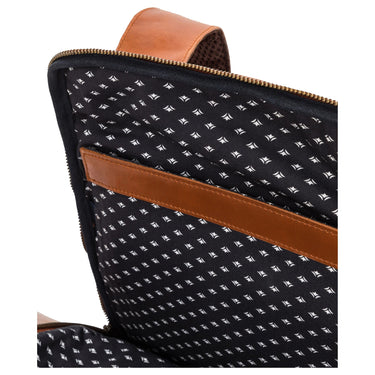 Buckle & Seam Leon - Rucksack 15" 41 cm (cognac/dots) - Ansicht 4