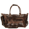 Buckle & Seam Linwood Weekender - Reisetasche 50 cm Leder (brown/blue)