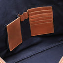 Buckle & Seam Linwood Weekender - Reisetasche 50 cm Leder (cognac/dots) - Markenkoffer