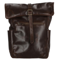 Buckle & Seam Norman - Rolltop Rucksack 61 cm (braun/dots) - Markenkoffer