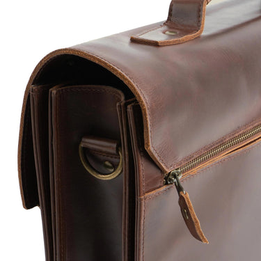 Buckle & Seam Notes - Aktentasche 15" 40 cm (brown-dots) - Ansicht 5