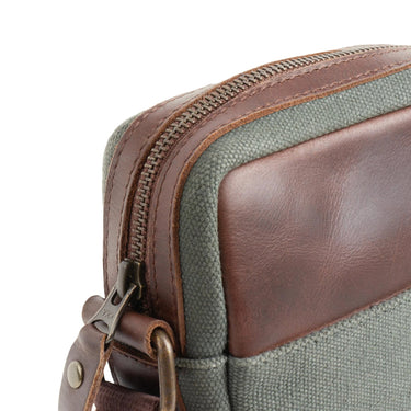 Buckle & Seam Runner Canvas - Umhängetasche 15 cm (grün) - Markenkoffer