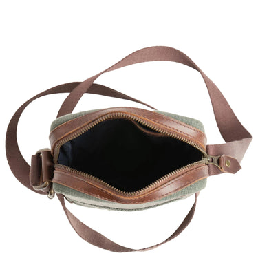 Buckle & Seam Runner Canvas - Umhängetasche 15 cm (grün) - Markenkoffer