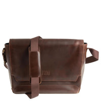 Buckle & Seam Times - Messenger Bag 15.7" 36 cm (braun - getupft) - Markenkoffer
