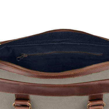 Buckle & Seam Venture Canvas - Aktentasche 16" 40 cm (grün) - Ansicht 5