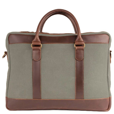 Buckle & Seam Venture Canvas - Aktentasche 16" 40 cm (grün) - Ansicht 3