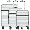 bugatti Corium - 4 - Rollen - Trolley Set 3tlg. (silver) - Markenkoffer