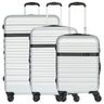 bugatti Corium - 4 - Rollen - Trolley Set 3tlg. (silver) - Markenkoffer