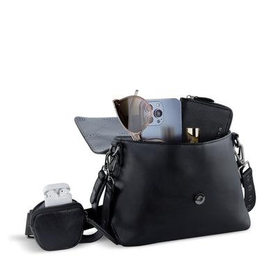 bugatti Sira - Umhängetasche L 25 cm (black) - Markenkoffer