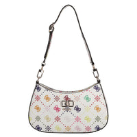 Guess Emelie Logo Top Zip - Schultertasche 26 cm (multi logo)
