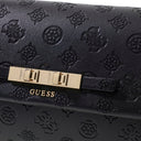 Guess Carmella Crossbody Flap - Umhängetasche 30 cm (black logo) - Ansicht 8