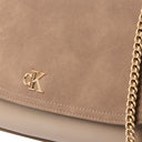 Calvin Klein Chain Brushed Medium - Umhängetasche 29 cm (desert taupe) - Markenkoffer