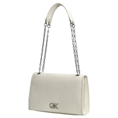 Calvin Klein CK Re - Lock - Umhängetasche M 24 cm (lily white) - Markenkoffer