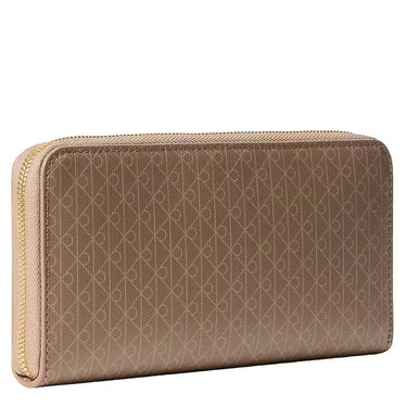Calvin Klein Emblem AOP Long Zip - Geldbörse 4cc 19 cm (desert taupe aop) - Markenkoffer