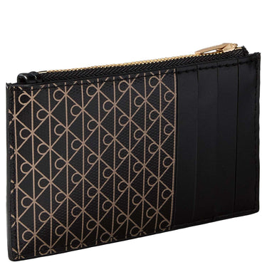 Calvin Klein Emblem AOP Top Zip - Kreditkartenetui 4cc 13 cm (black aop) - Markenkoffer