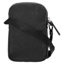 Calvin Klein Embossed Wovan - Umhängetasche 17 cm (black) - Markenkoffer