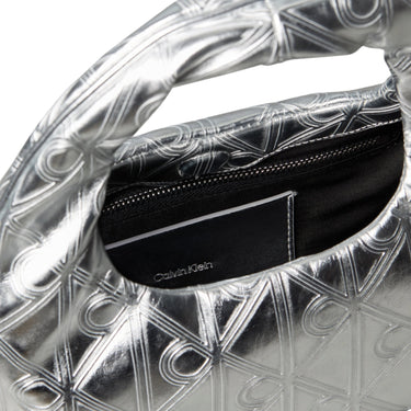 Calvin Klein Puffy Mini Bag - Umhängetasche 26 cm (silver metallic) - Markenkoffer