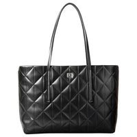 Calvin Klein Quilted Emblem - Shopper 37 cm (black) - Markenkoffer