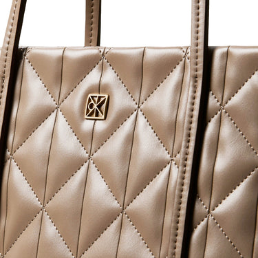 Calvin Klein Quilted Emblem - Shopper 37 cm (desert taupe) - Ansicht 4