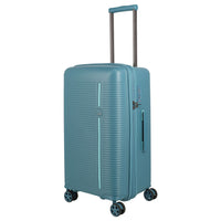 Travelite Roomer Trunk - 4-Wheel Trolley M 66 cm Adult (Color: aqua)