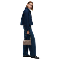 Tommy Hilfiger Jacquard Mini Shoulder Bag - Shoulder Bag 25 cm (tundra moss)