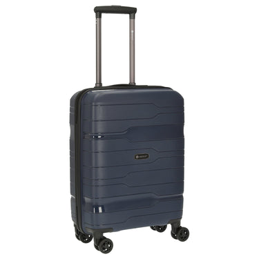 CHECK.IN Memphis - 4 - Rollen - Kabinentrolley 55 cm (blau) - Markenkoffer
