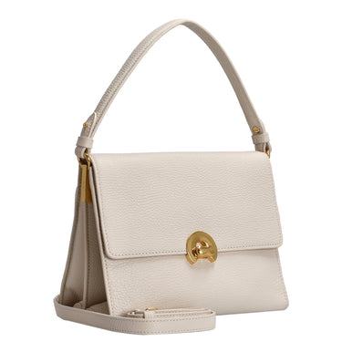 Coccinelle Binxie - Schultertasche 23 cm (lambskin white) - Markenkoffer