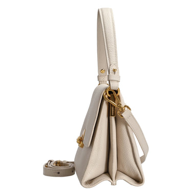 Coccinelle Binxie - Schultertasche 23 cm (lambskin white) - Markenkoffer