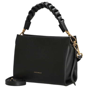 Coccinelle Boheme Grana Double - Henkeltasche S 23 cm (noir/cognac) - Markenkoffer