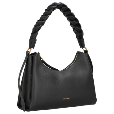 Coccinelle Boheme Grana Double - Henkeltasche S 30 cm (noir/cognac) - Markenkoffer