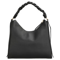 Coccinelle Boheme Grana Double - Schultertasche M 34 cm (noir/cognac) - Ansicht 4