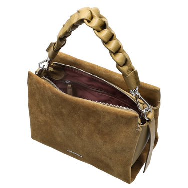 Coccinelle Boheme Suede - Umhängetasche 23 cm (seagras) - Markenkoffer