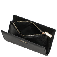 Coccinelle Metallic Soft - Geldbörse 12cc 16 cm (noir) - Markenkoffer