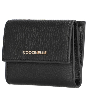 Coccinelle Metallic Soft - Geldbörse 5cc 9.5 cm (noir) - Markenkoffer