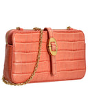 Coccinelle Mini Bag Croco Soft - Umhängetasche 20 cm (geranium) - Markenkoffer