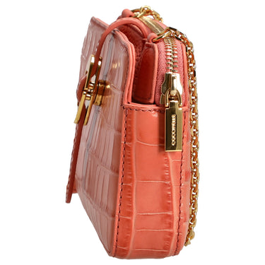 Coccinelle Mini Bag Croco Soft - Umhängetasche 20 cm (geranium) - Markenkoffer