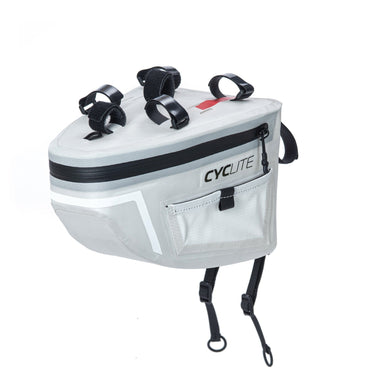 CYCLITE Handle Bar Aero Bag 4.9 - Lenkertasche (Bikepacking) 23 cm (light grey) - Markenkoffer