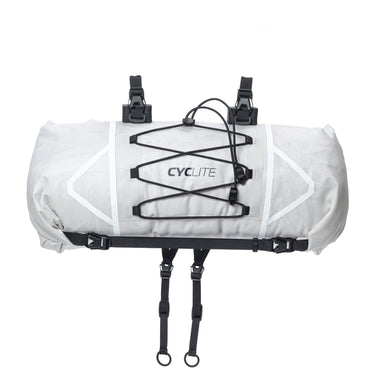 CYCLITE Handle Bar Roll Bag 12.6 - Lenkertasche (Bikepacking) 55 cm (light grey) - Markenkoffer