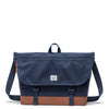 Herschel Cove Messenger - Shoulder Bag 16" 38 cm (navy/saddle brown)