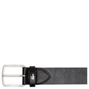 Lacoste Accessoire Geschenkset - Kreditkartenetui 6cc und Gürtel Leder (black, 115 cm)