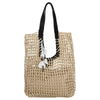 FREDsBRUDER Sun Carrier - Shopper (natural straw & black)
