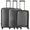 Travelite Air Base - 4-Rollen-Trolley Set 3tlg.  L/M/S Vortasche (anthracite)