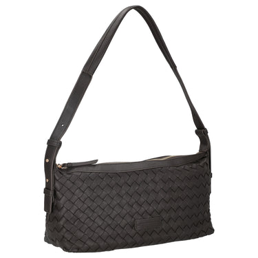 Les Visionnaires Marie Baguette Weave Silky - Schultertasche 38.5 cm (cafe) - Ansicht 5