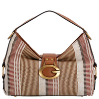 Guess Camden - Schultertasche 34.5 cm (cognac multi)